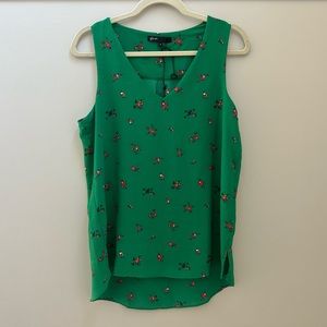 NWOT Gibson sleeveless tunic blouse size small